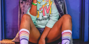 Female talent roller skater